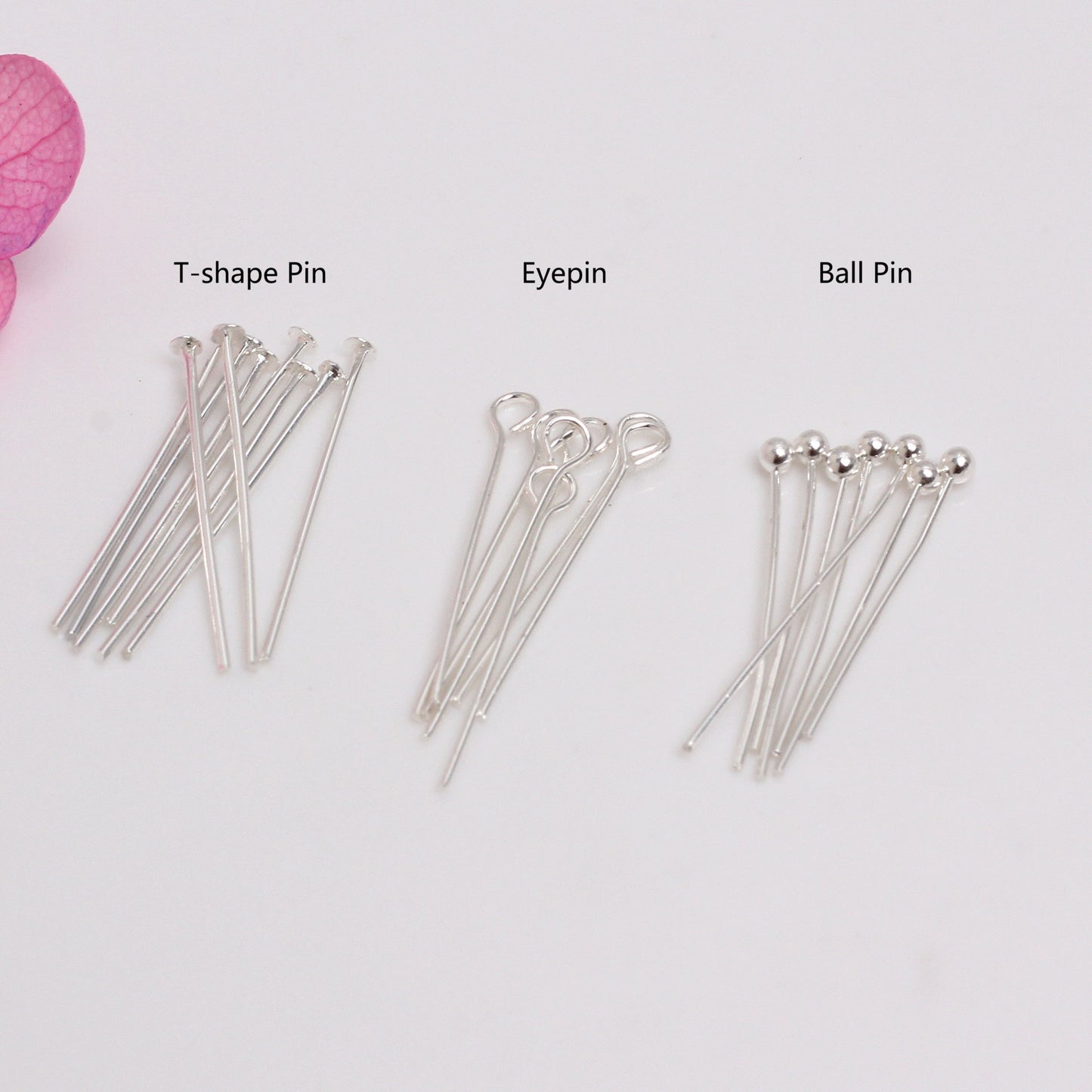 100pcs Ball/T-shape/Eyepin Point Headpins/Needle