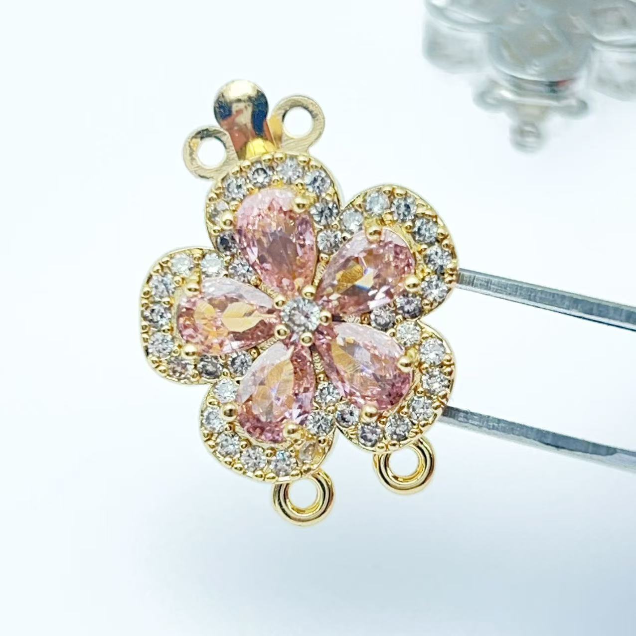 Double Row Floral End Clasp