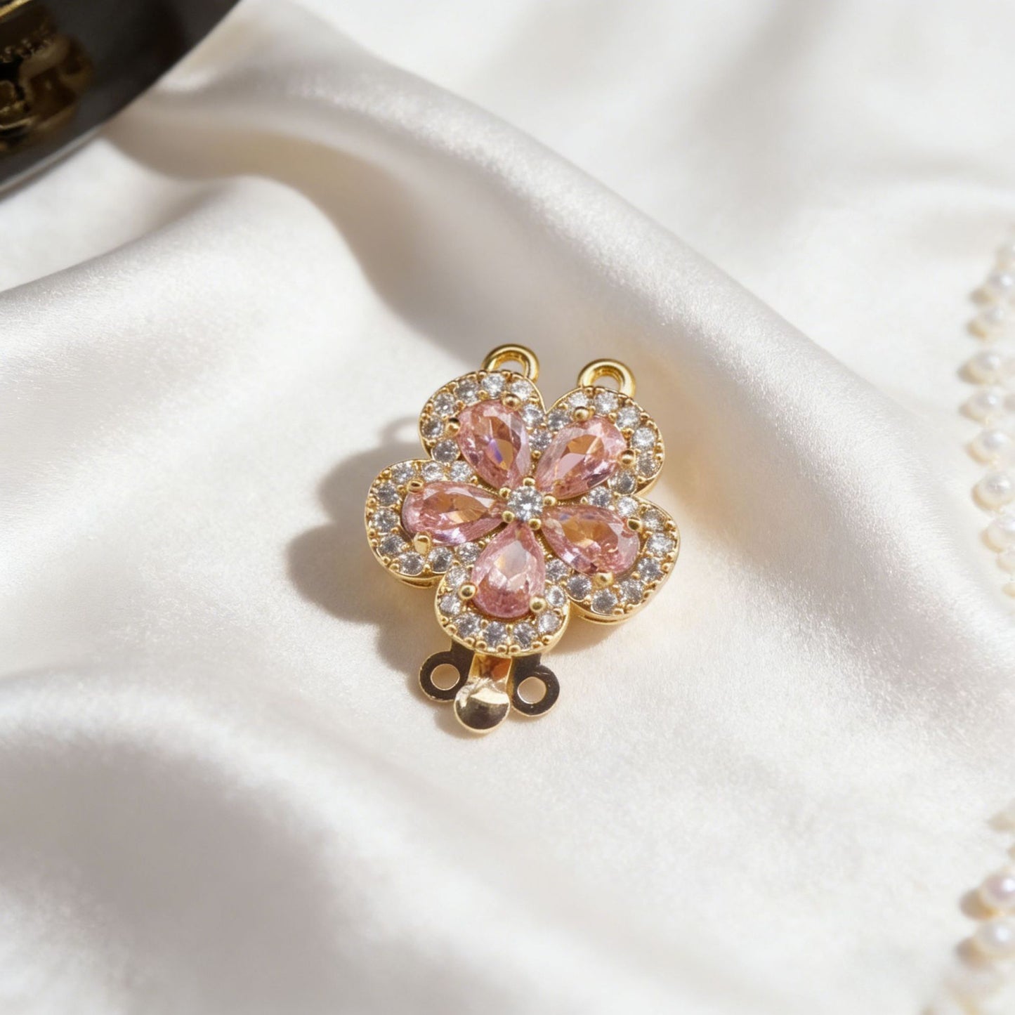 Double Row Floral End Clasp