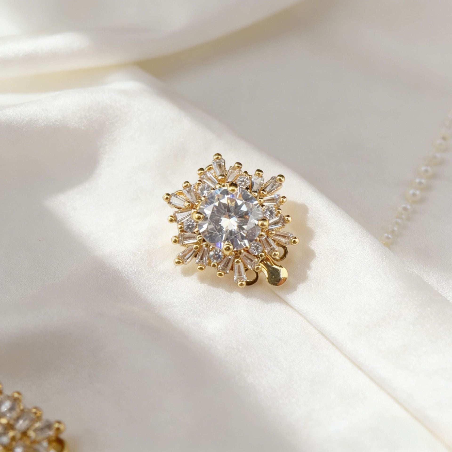 Snowflake Double-Row Clasp