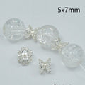 (5pcs)Flower Bead Caps / Spacers