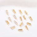 (100pcs)All Shape Geometric Zirconia Prong-Set CZ