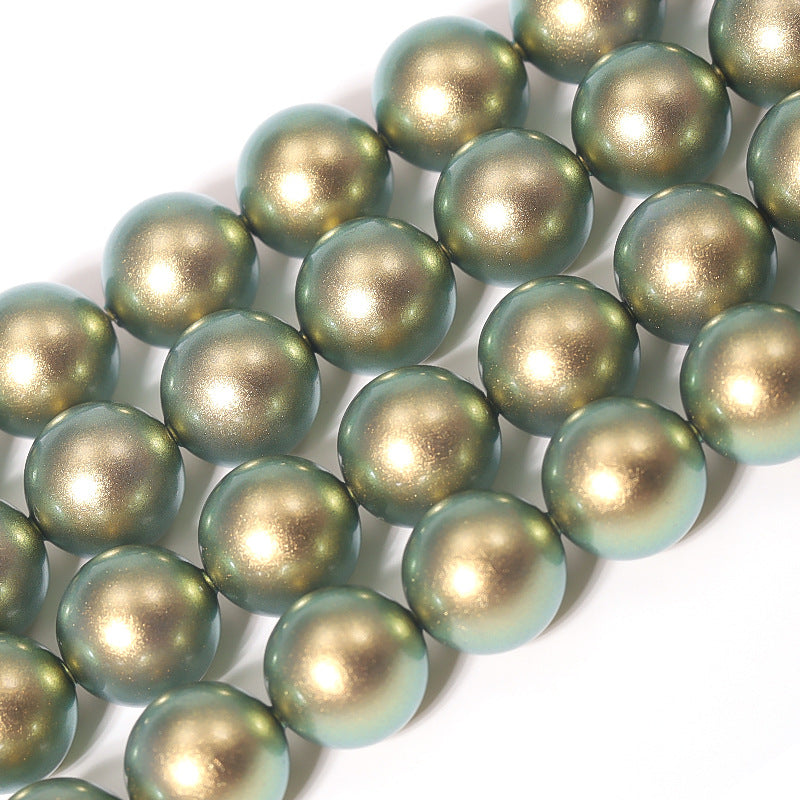 Matte Frosted Round Pearls - Chameleon Series