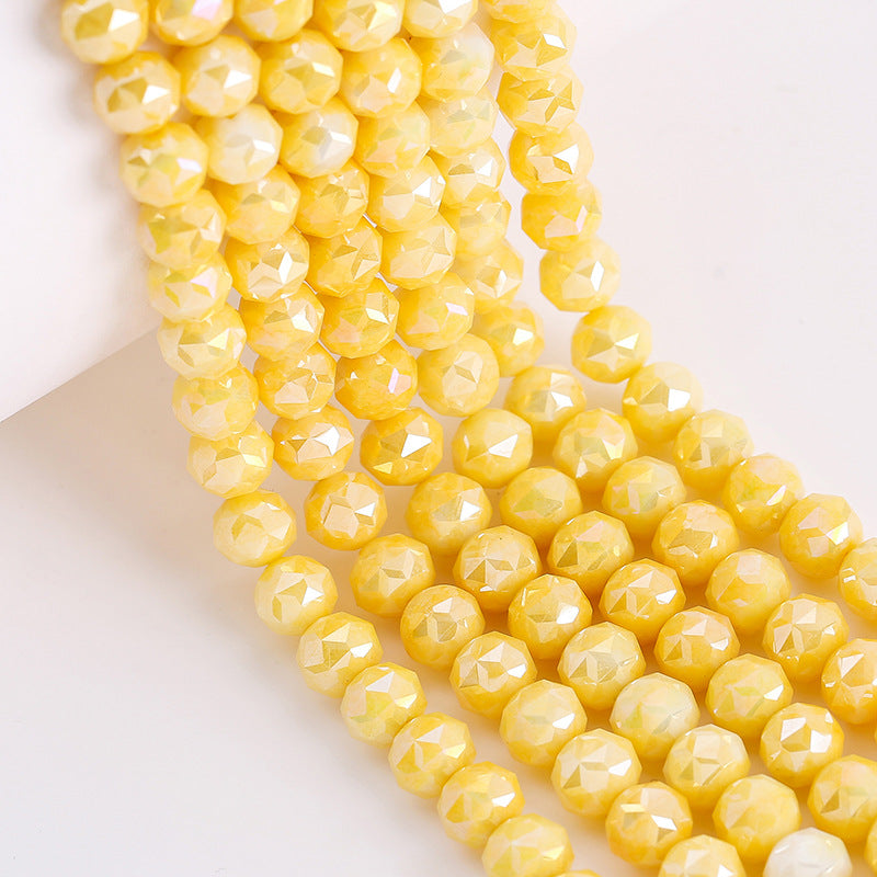 50pcs 8mm Disco Crystal Beads