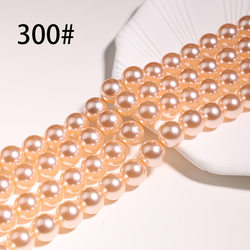 40cm Crystal Round Pearls, Full-Drilled Beads, 3-16mm, Swarovski Color