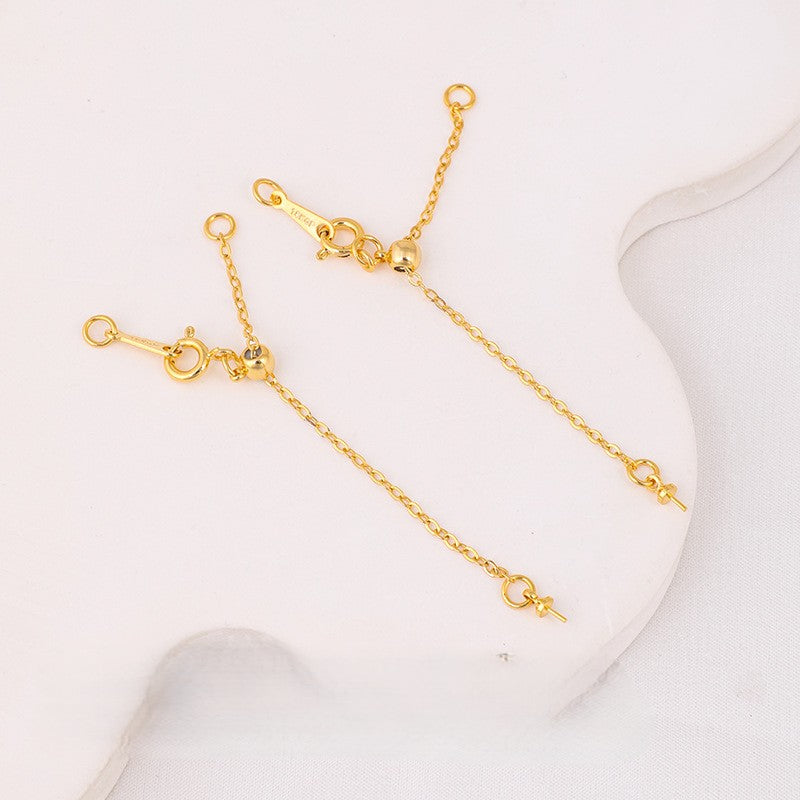 Adjustable Extender Chain Love Heart Clasp