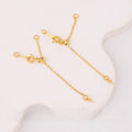 Adjustable Extender Chain Love Heart Clasp