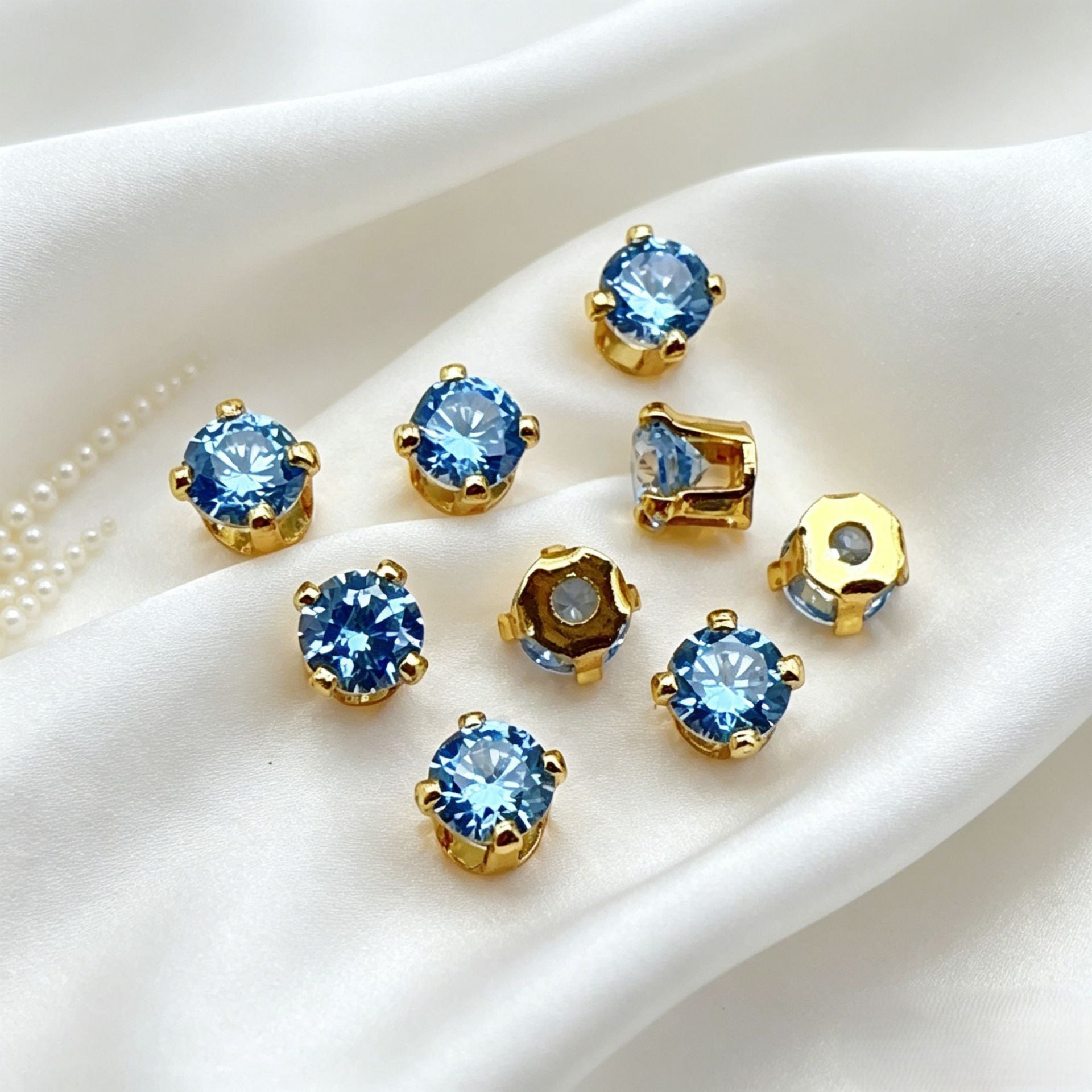 3mm 4-prong Round Prong-set Zircons