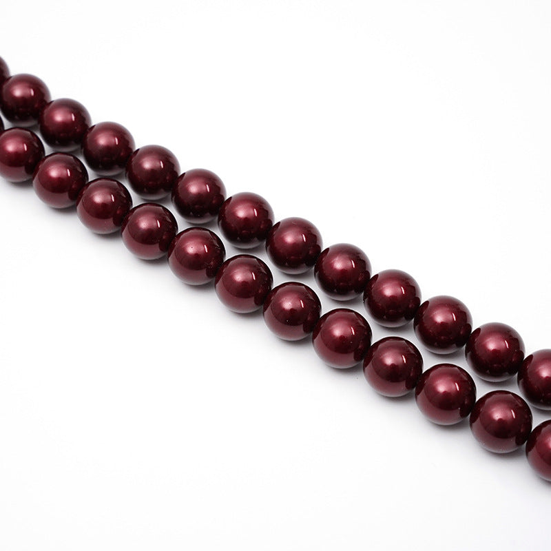 40cm Crystal Round Pearls, Full-Drilled Beads, 2-14mm, Swarovski Color