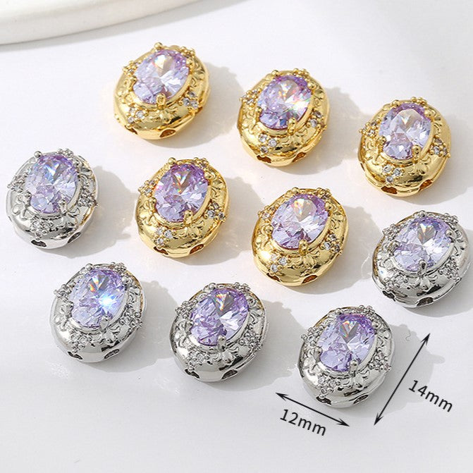 Multi-Hole Plated Spacer Bead with Zirconia