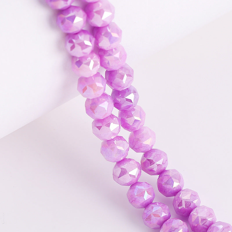 50pcs 8mm Disco Crystal Beads