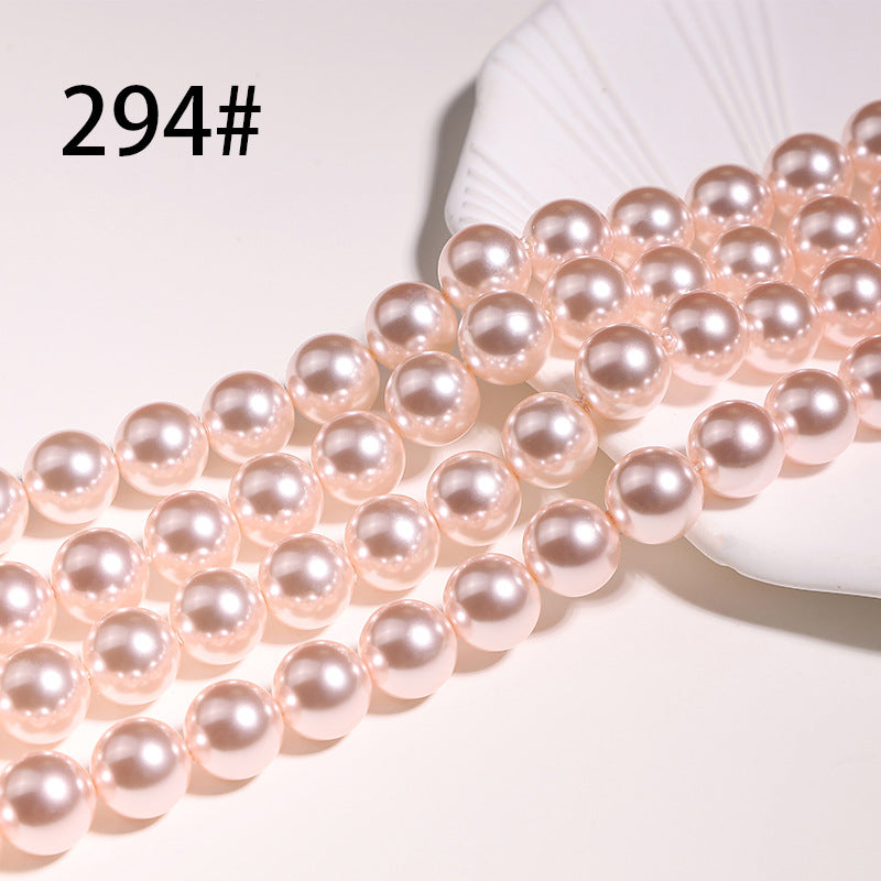 40cm Crystal Round Pearls, Full-Drilled Beads, 3-16mm, Swarovski Color
