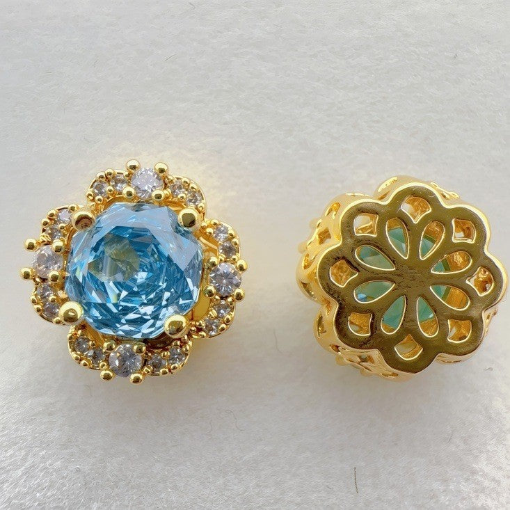 Rose Cut High Quality Spacer Beads With Multi-hole