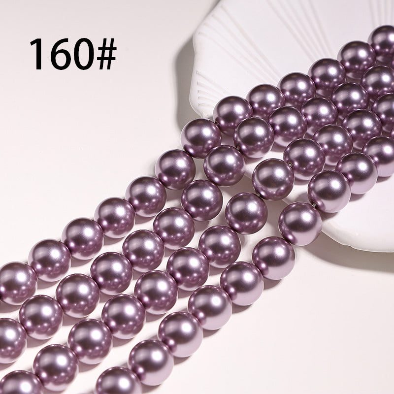 40cm Crystal Round Pearls, Full-Drilled Beads, 3-16mm, Swarovski Color