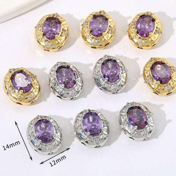 Multi-Hole Plated Spacer Bead with Zirconia