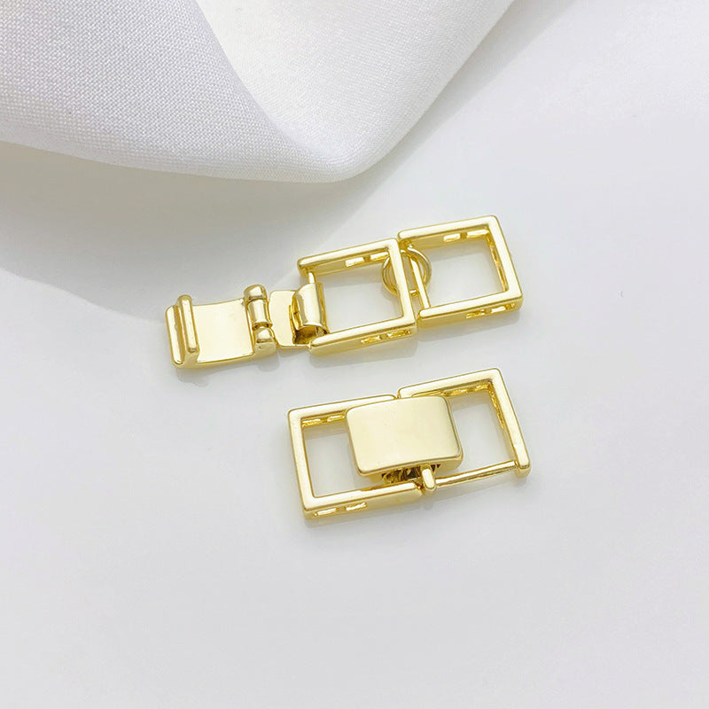 Floral Zircon Closure Connector