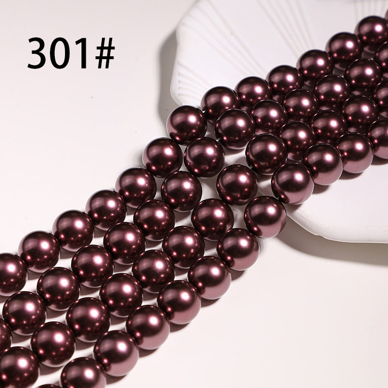 40cm Crystal Round Pearls, Full-Drilled Beads, 3-16mm, Swarovski Color