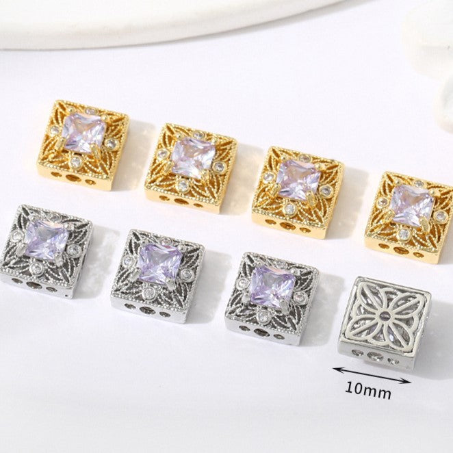 Multi-Hole Plated Spacer Bead with Zirconia