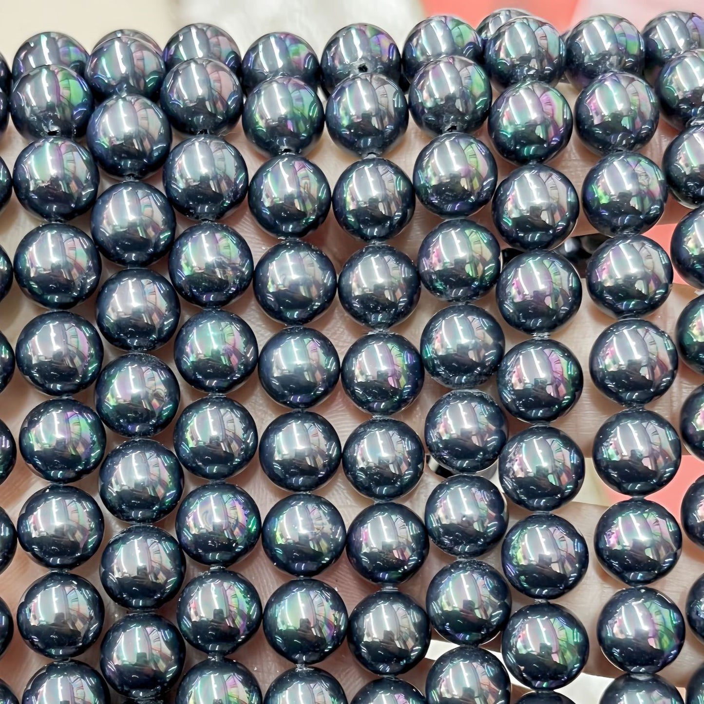 7A Crystal Round Pearls, Full-Drilled Beads, 2-16mm, Swarovski Color