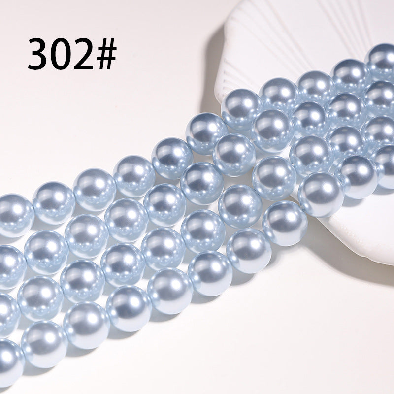 40cm Crystal Round Pearls, Full-Drilled Beads, 3-16mm, Swarovski Color