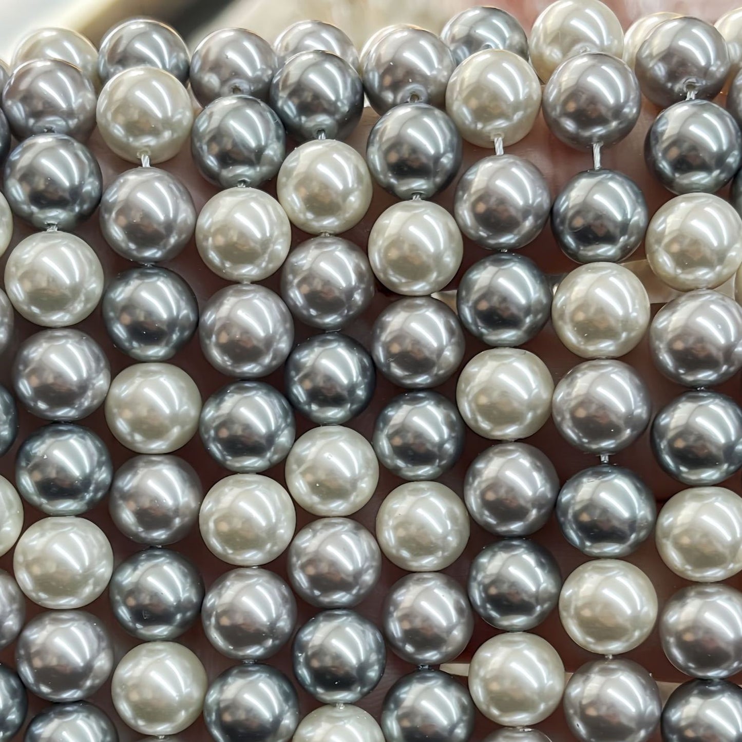 7A Crystal Round Pearls, Full-Drilled Beads, 2-16mm, Swarovski Color