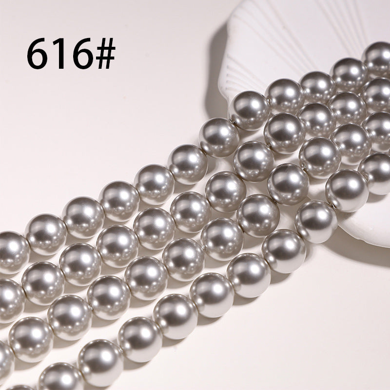 40cm Crystal Round Pearls, Full-Drilled Beads, 3-16mm, Swarovski Color