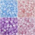 (50pcs)10-16mm Light & Temperature Color-Changing Resin Round Beads