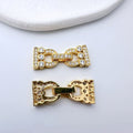 Multi-Row Gold-Filled CZ Connector/Closure