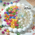 (50pcs)8-16mm Color-Changing Resin Round Beads - Light & Temperature Sensitive