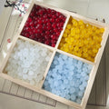 (200pcs)6-12mm Chalcedony Crystal Round Beads - Jade-like Series