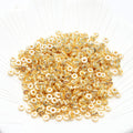 Wheel Shape Textured Spacer Beads