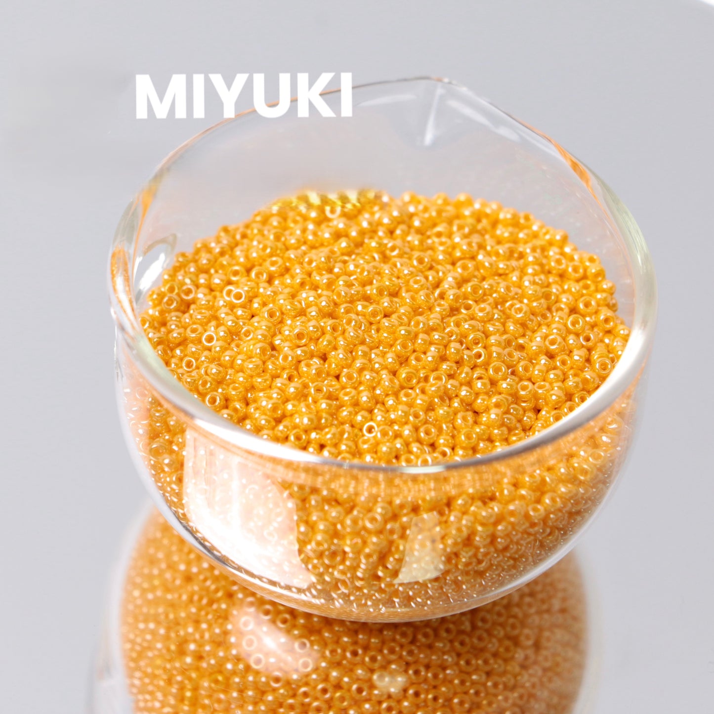 MIYUKI 420 Creamy Glaze Glass Seed Beads - 10g