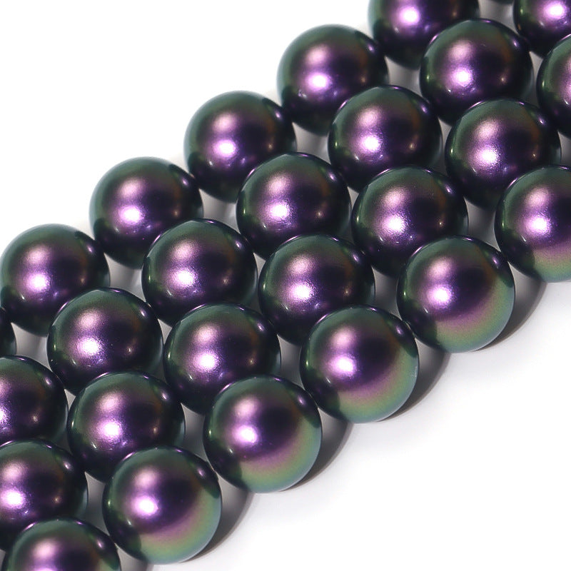 Matte Frosted Round Pearls - Chameleon Series