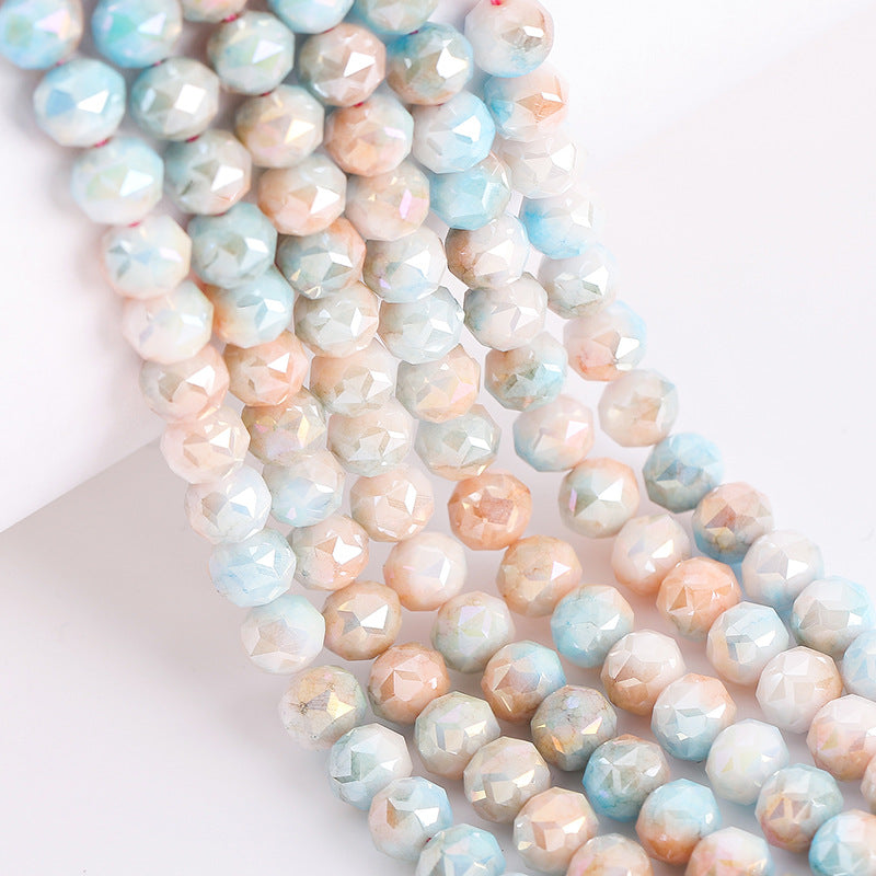 50pcs 8mm Disco Crystal Beads