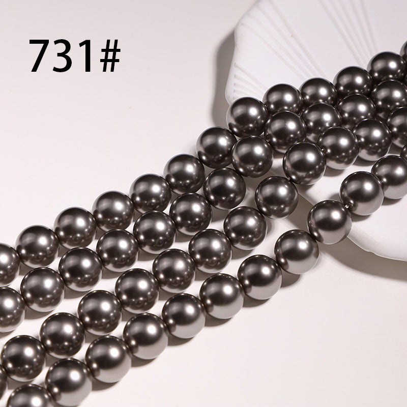 40cm Crystal Round Pearls, Full-Drilled Beads, 3-16mm, Swarovski Color