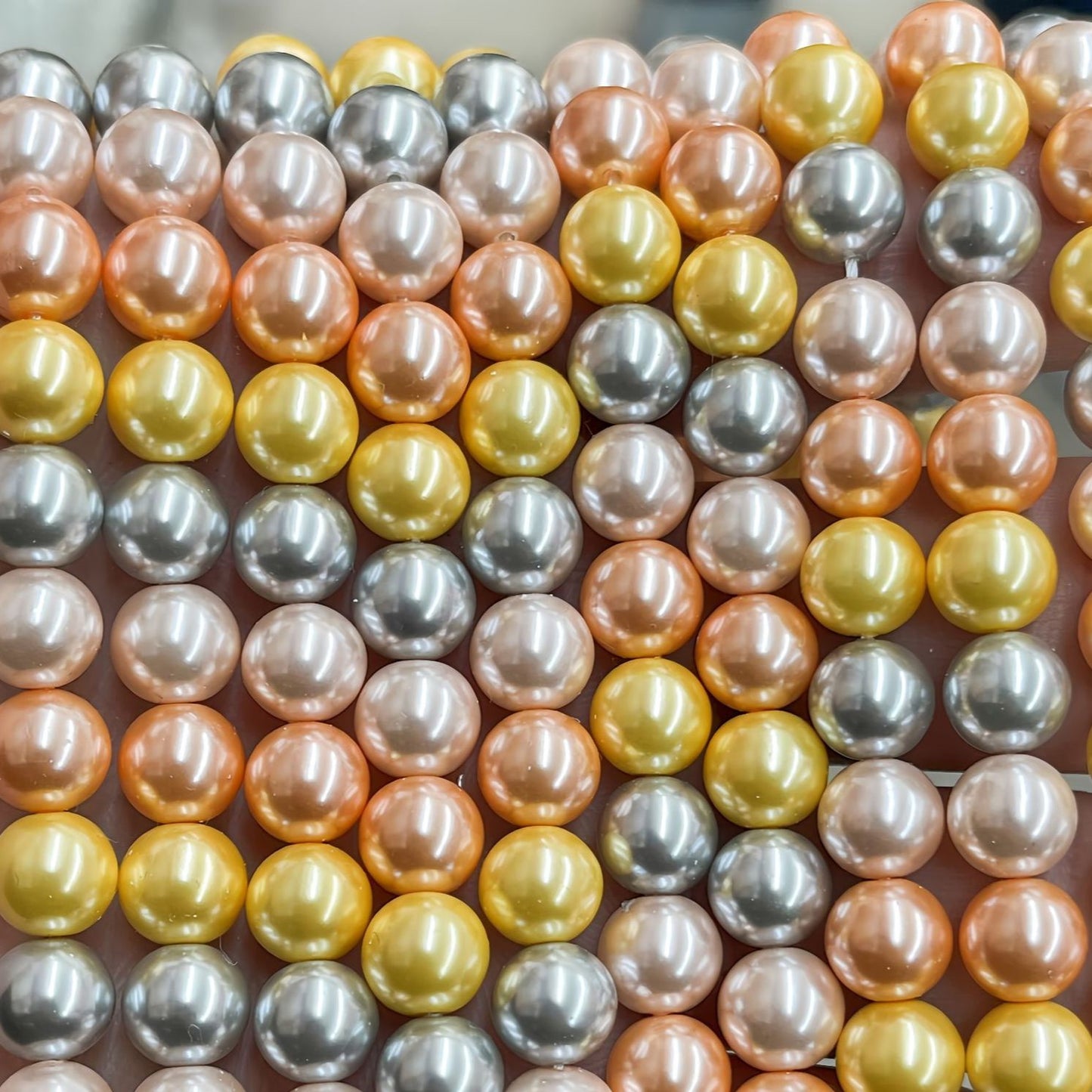 7A Crystal Round Pearls, Full-Drilled Beads, 2-16mm, Swarovski Color