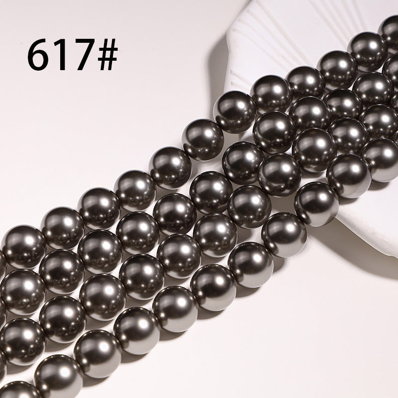 40cm Crystal Round Pearls, Full-Drilled Beads, 3-16mm, Swarovski Color