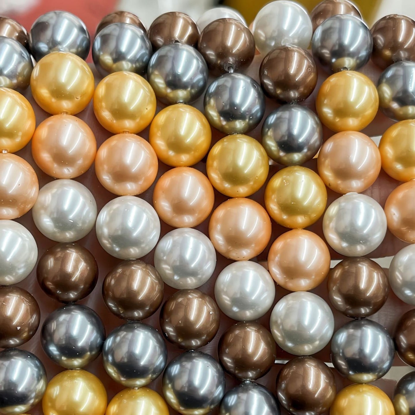 7A Crystal Round Pearls, Full-Drilled Beads, 2-16mm, Swarovski Color