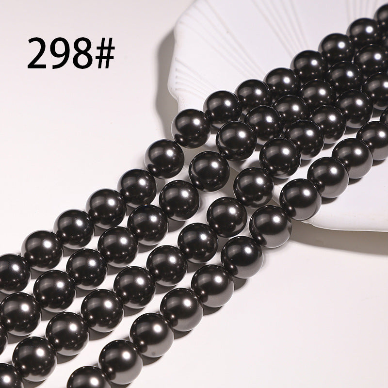 40cm Crystal Round Pearls, Full-Drilled Beads, 3-16mm, Swarovski Color