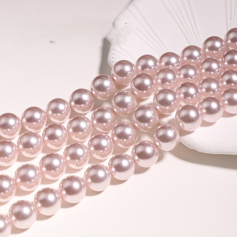 40cm Crystal Round Pearls, Full-Drilled Beads, 3-16mm, Swarovski Color