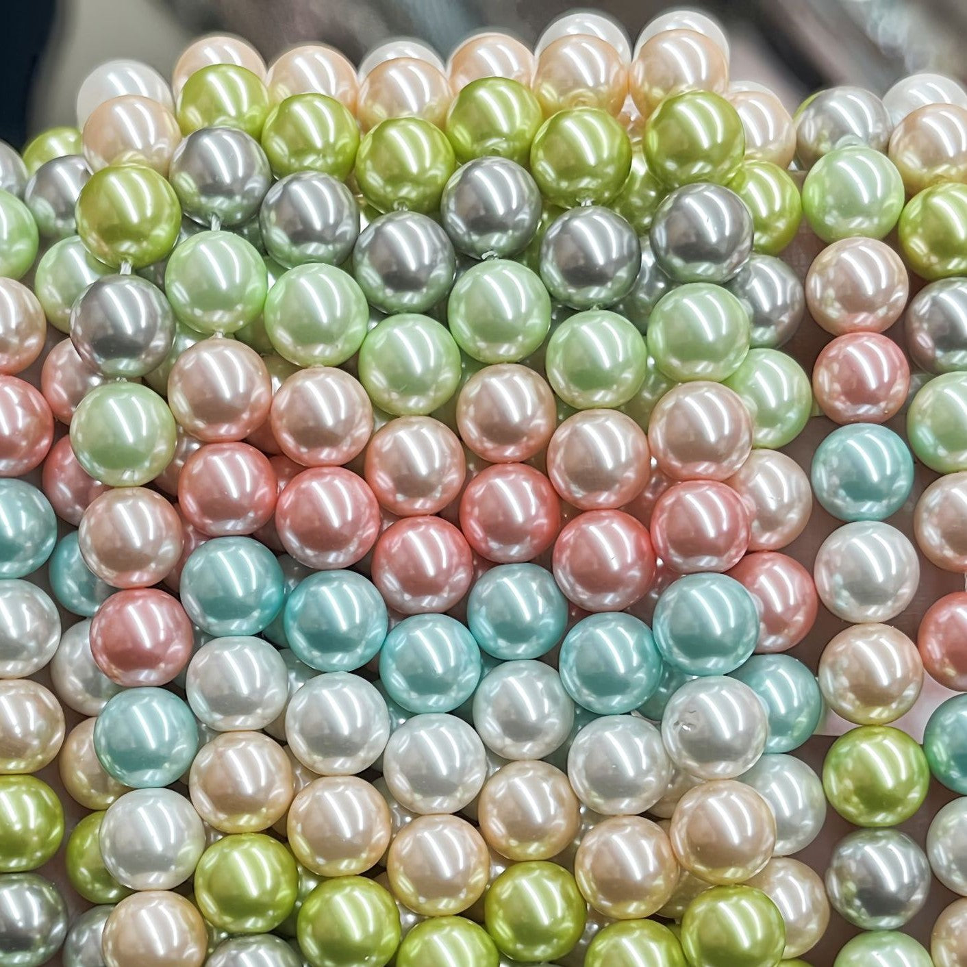 7A Crystal Round Pearls, Full-Drilled Beads, 2-16mm, Swarovski Color