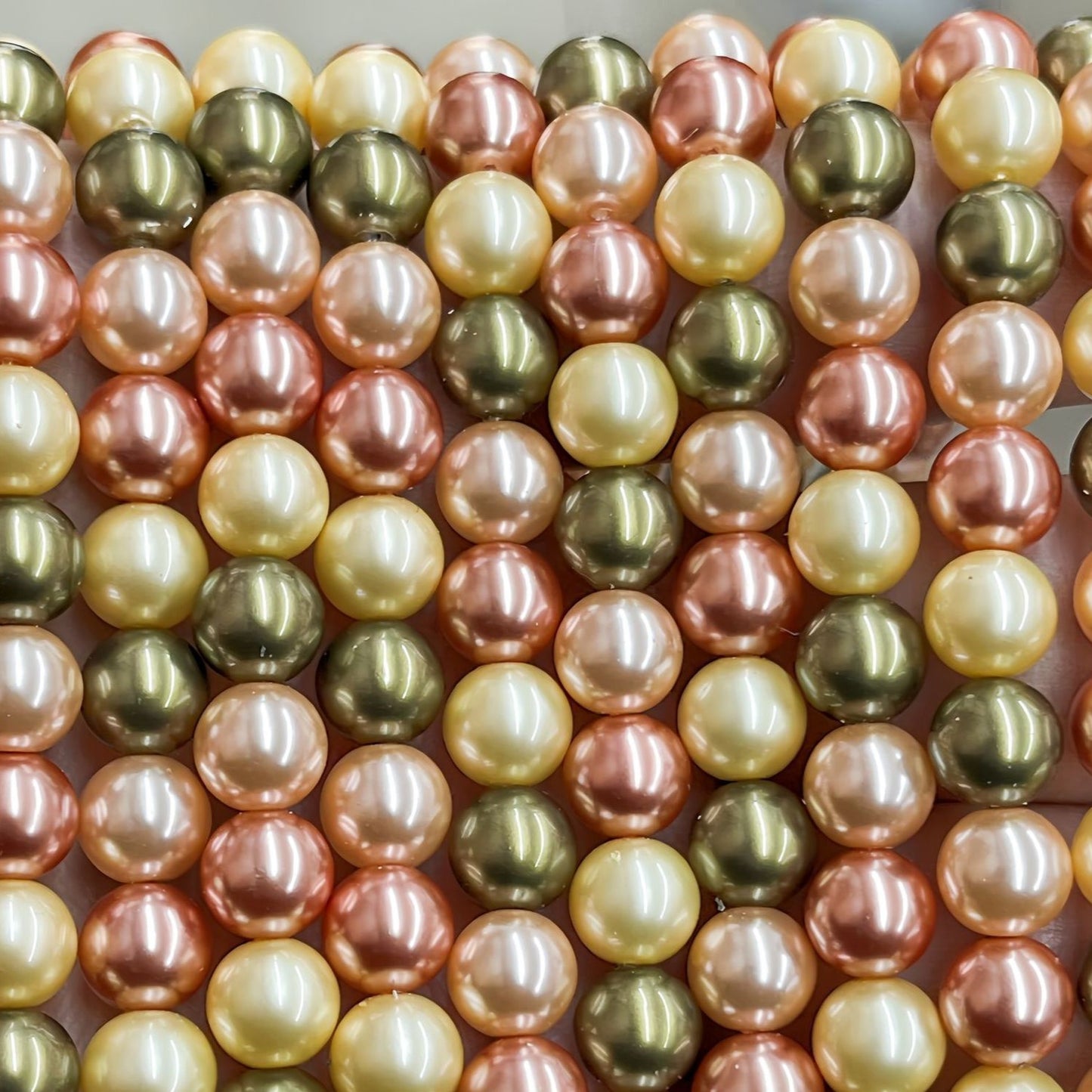 7A Crystal Round Pearls, Full-Drilled Beads, 2-16mm, Swarovski Color