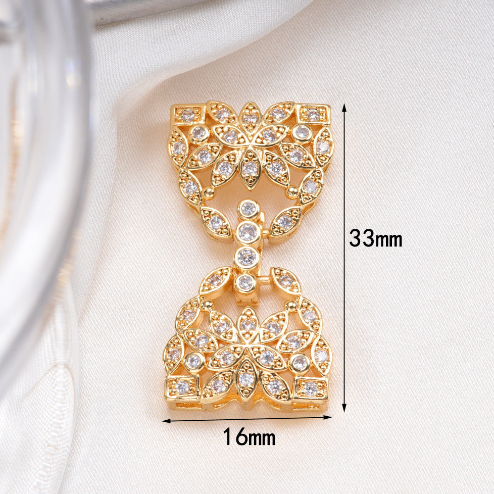 Floral Double-row Closure