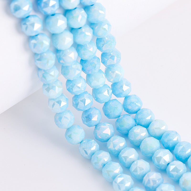 50pcs 8mm Disco Crystal Beads