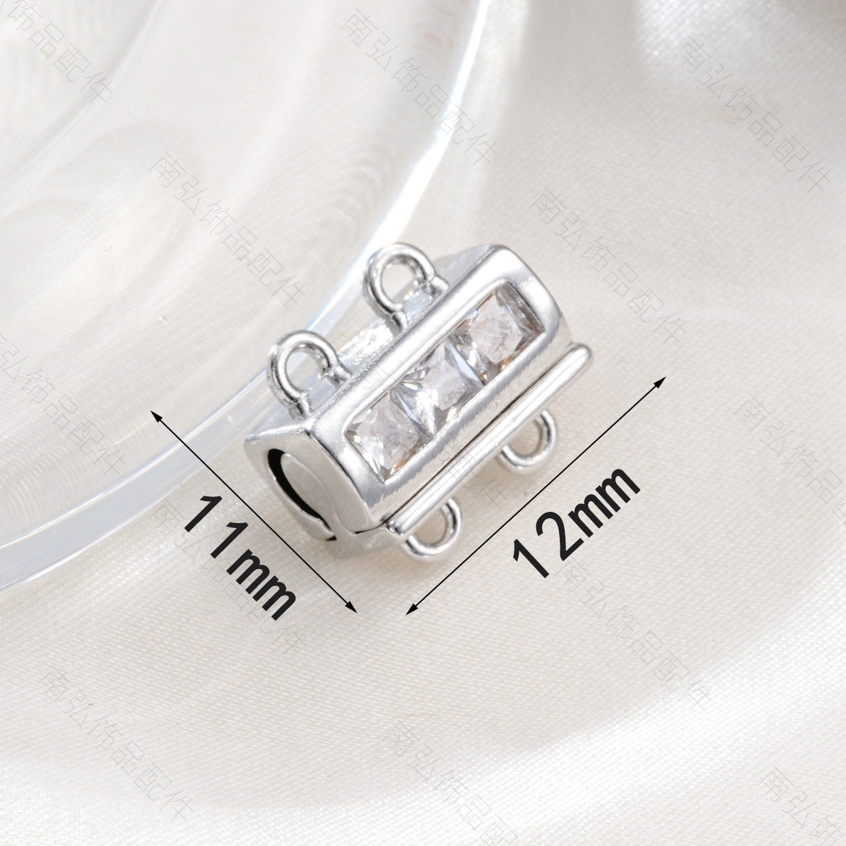 Magnetic Double Row Jewelry Connectors