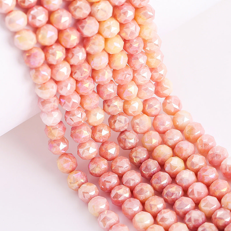 50pcs 8mm Disco Crystal Beads