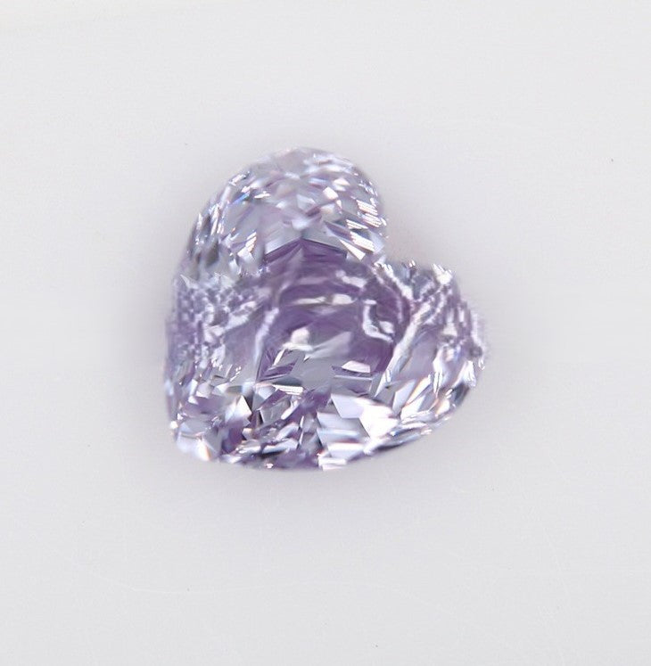 5A 6-8mm Heart Shape Rose Cut Loose CZ Stone - 2pcs