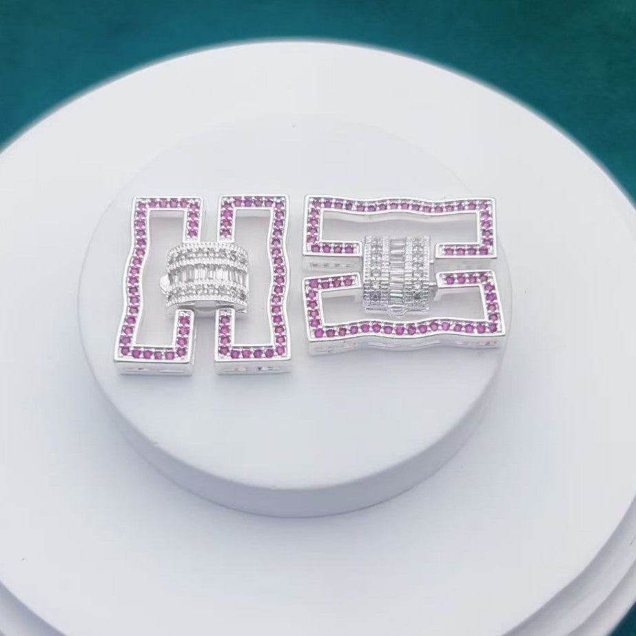 5-Row Gold Plated Clasp for Multi-Strand Jewelry