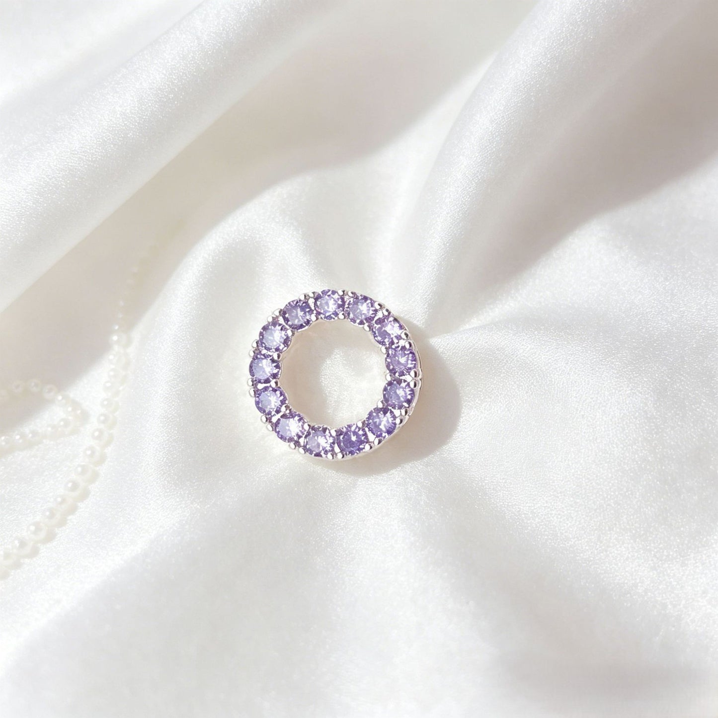 (2pcs)Gold-Plated 8mm Bead Frame / Bead Cap