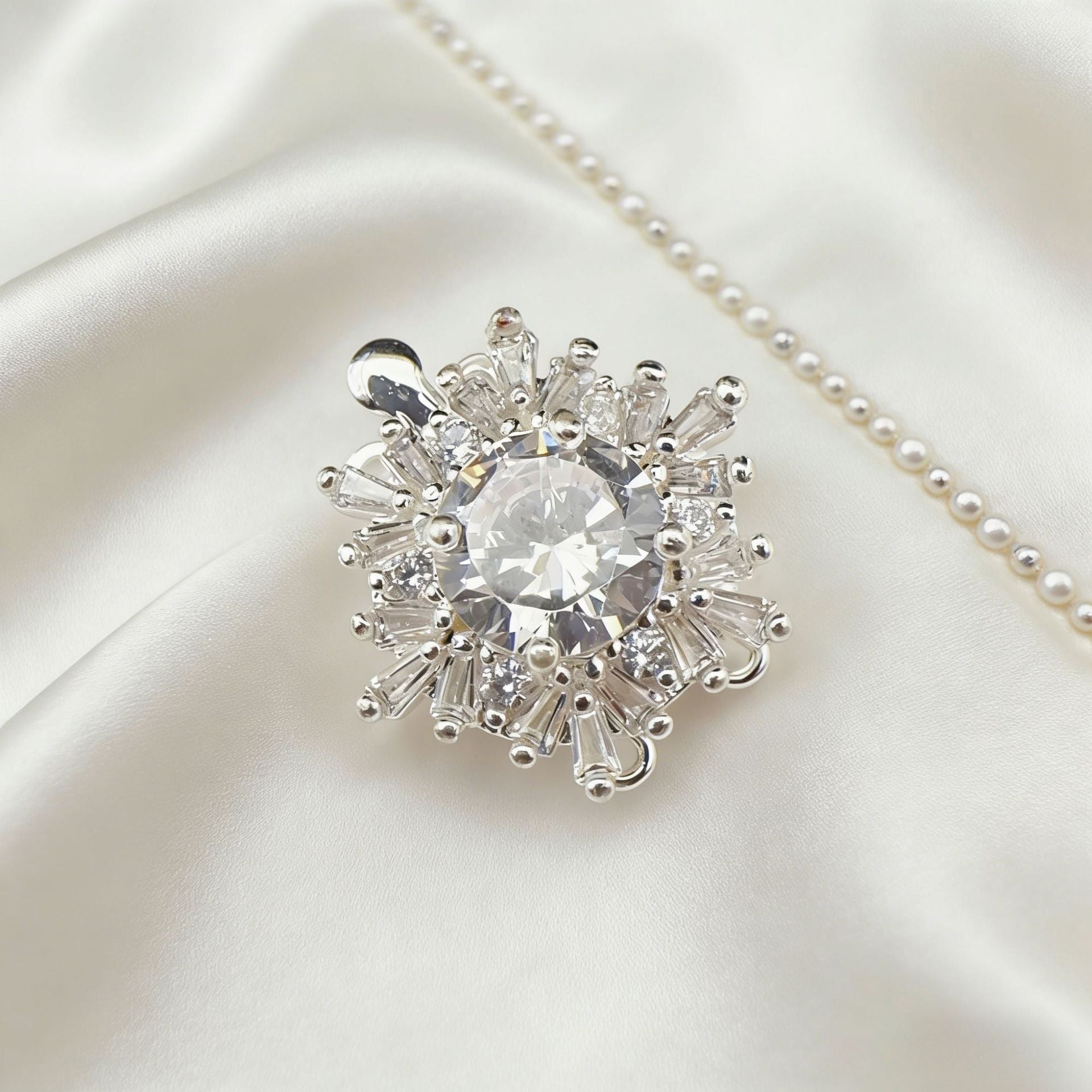 Snowflake Double-Row Clasp